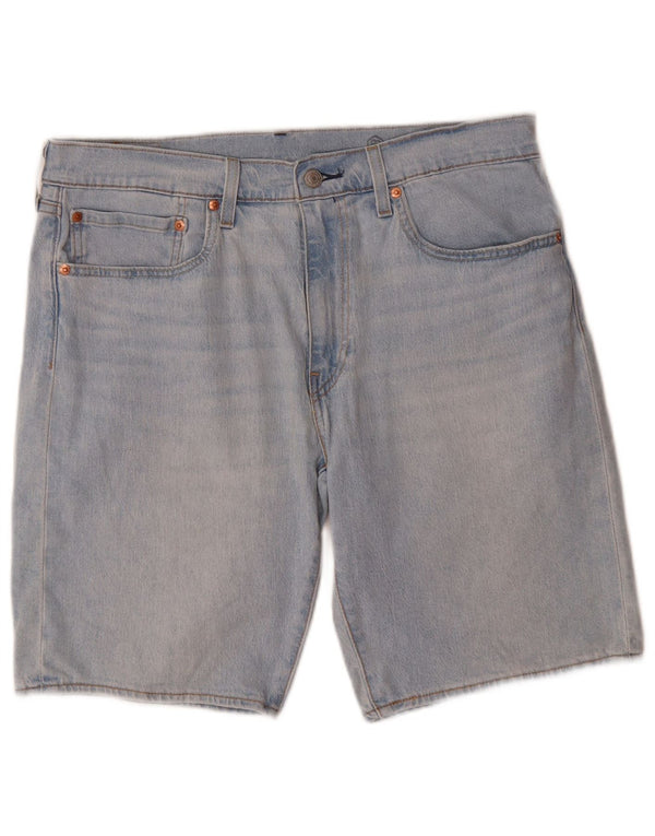 Levi's Mens 405 Denim Shorts W34 Large  Blue Cotton