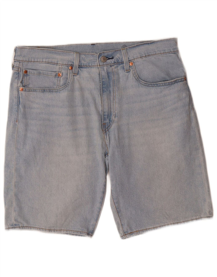 Levi's Mens 405 Denim Shorts W34 Large  Blue Cotton