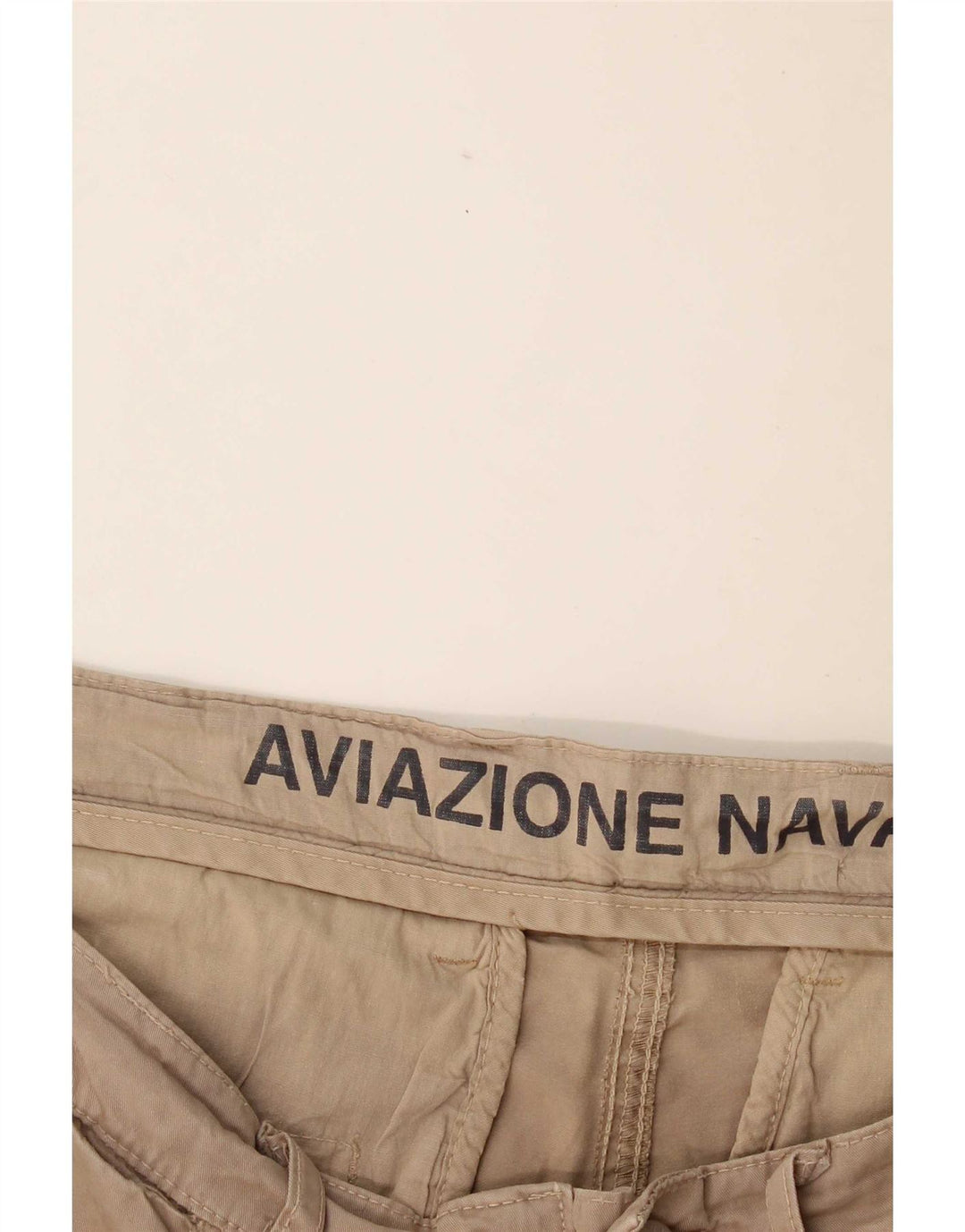 Aviazione Navale Mens Chino Shorts W34 Large Beige