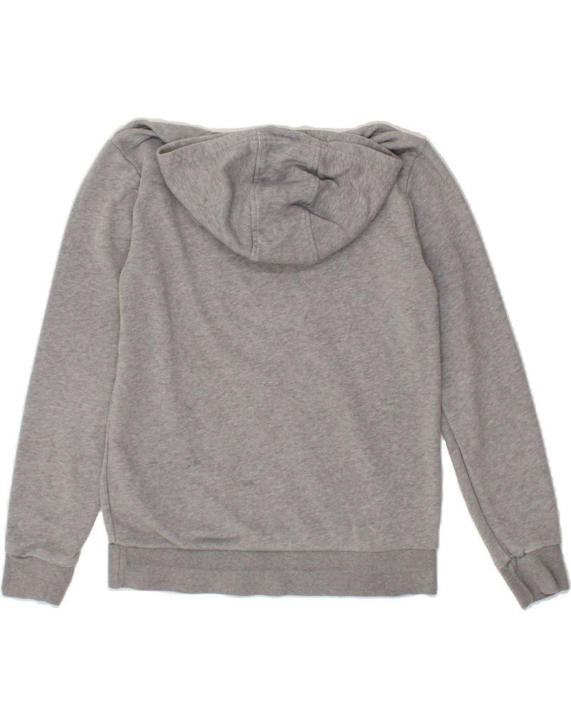 ADIDAS Boys Graphic Hoodie Jumper 12-13 Years Grey Cotton Vintage Adidas and Second-Hand Adidas from Messina Hembry 