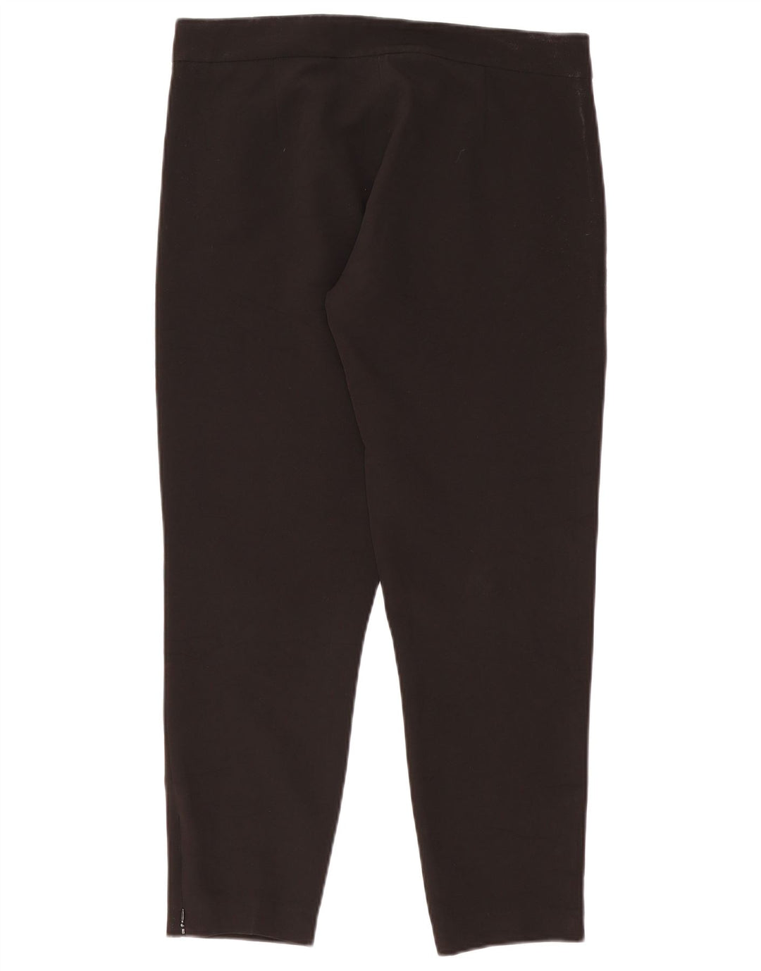 Trussardi Womens Slim Casual Trousers IT 46 Large W36 L27 Black Polyester