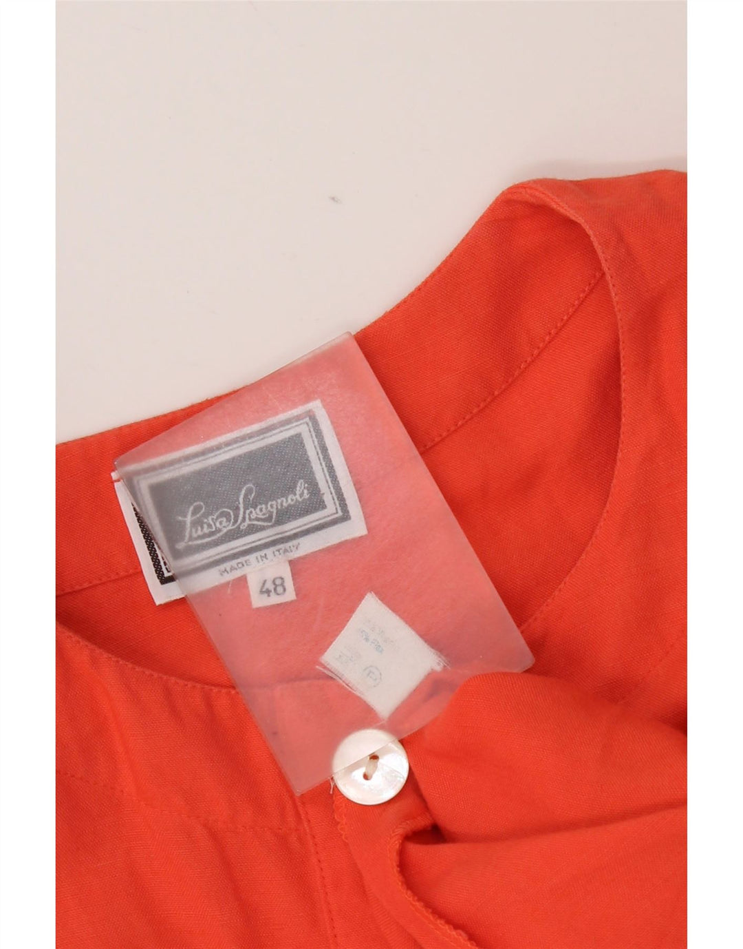 Luisa Spagnoli Womens Shift Dress IT 48 XL Orange