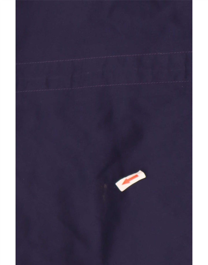 Berghaus Womens Hooded Rain Jacket UK 12 Medium Navy Blue Polyester