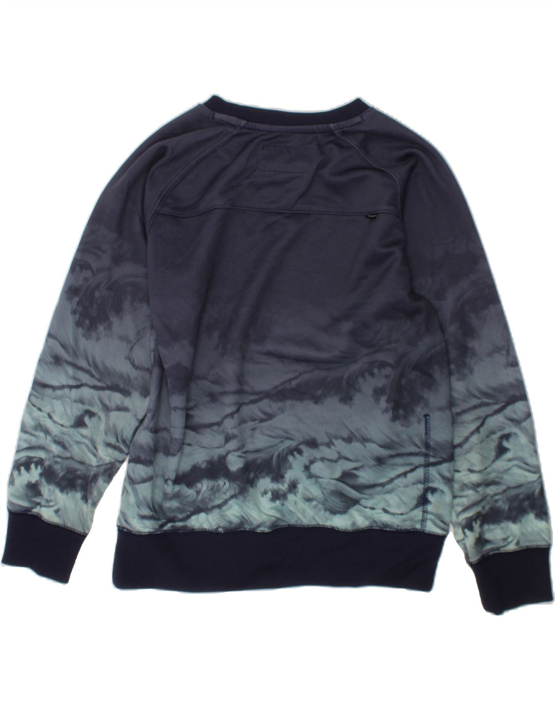 HURLEY Boys Sweatshirt Jumper 11-12 Years Medium  Navy Blue Tie Dye Vintage Hurley and Second-Hand Hurley from Messina Hembry 