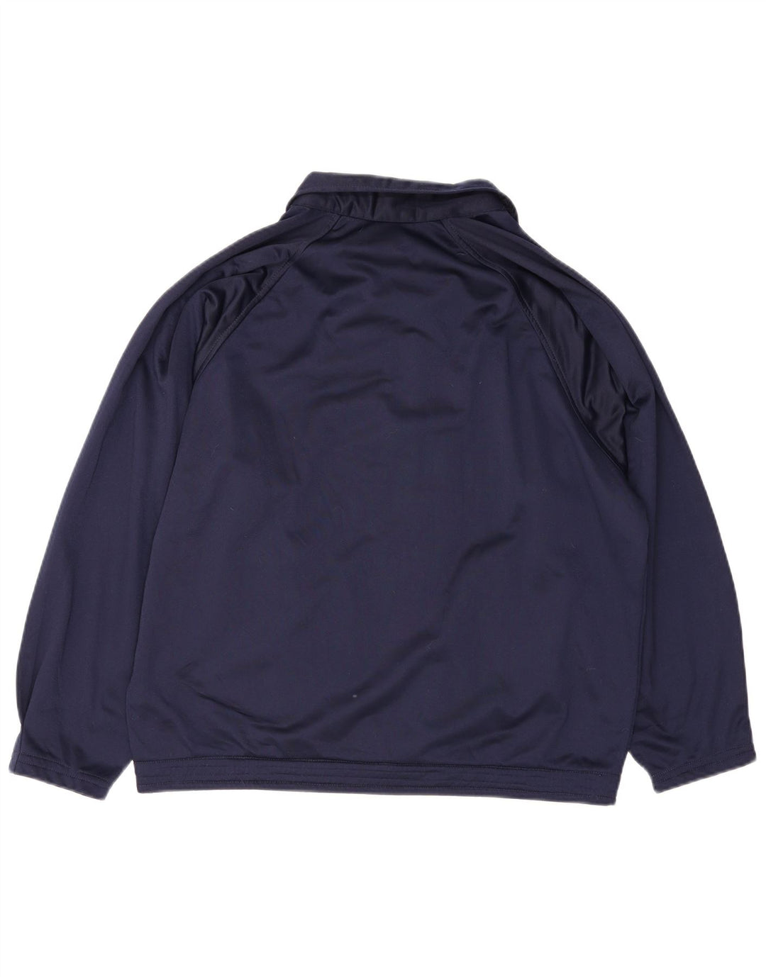 Champion Mens Tracksuit Top Jacket Large Navy Blue Polyester