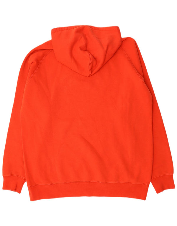 Puma Mens Graphic Hoodie Jumper 2XL Orange Cotton