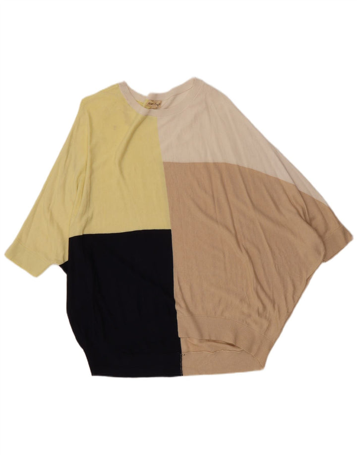 PHASE EIGHT Womens Boat Neck Jumper Sweater UK 14 Medium Multicoloured