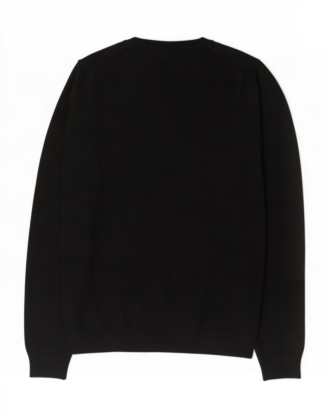 Marks & Spencer Mens V-Neck Jumper Sweater XL Black Lambswool