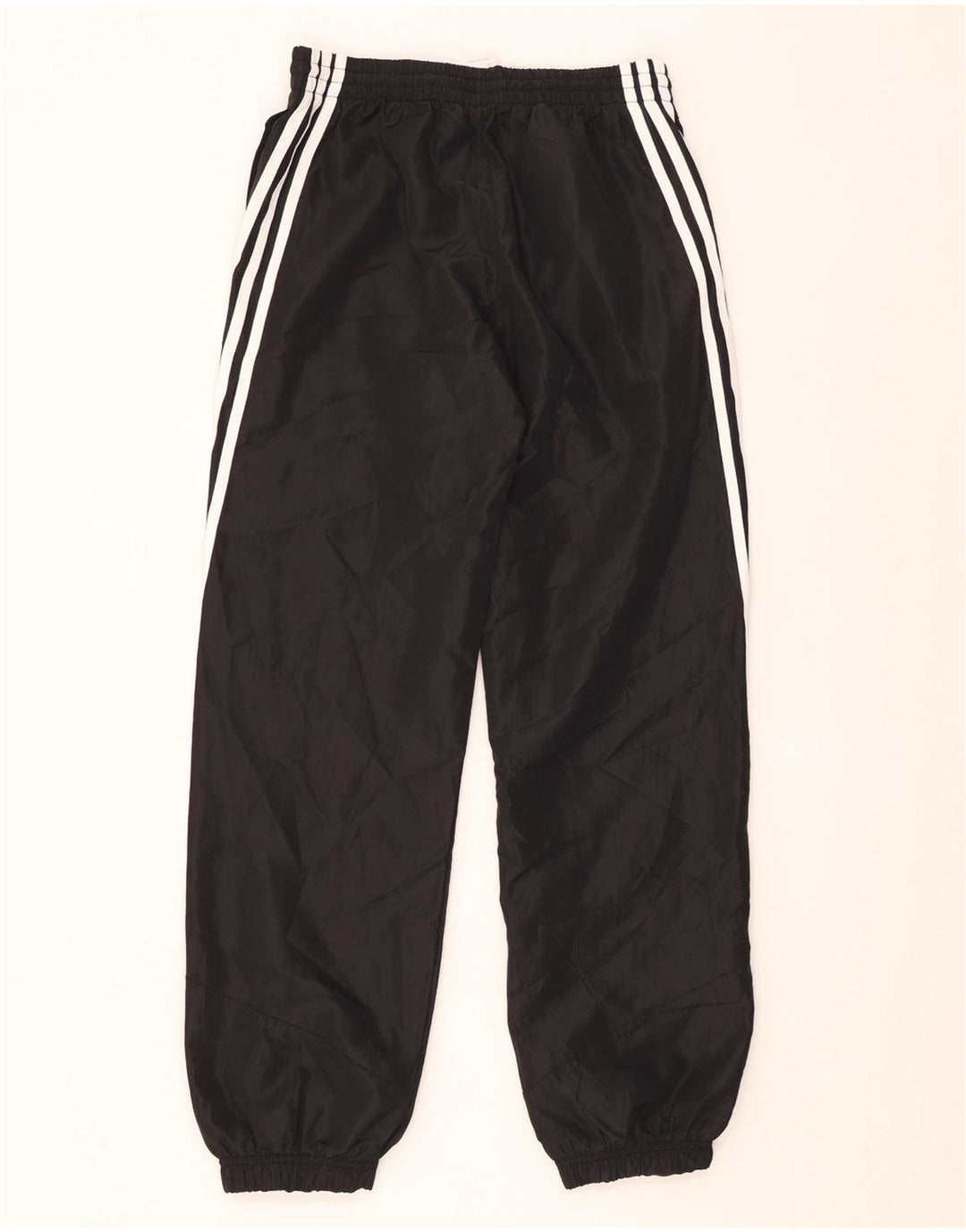 ADIDAS Boys Tracksuit Trousers Joggers 13-14 Years  Black Polyester