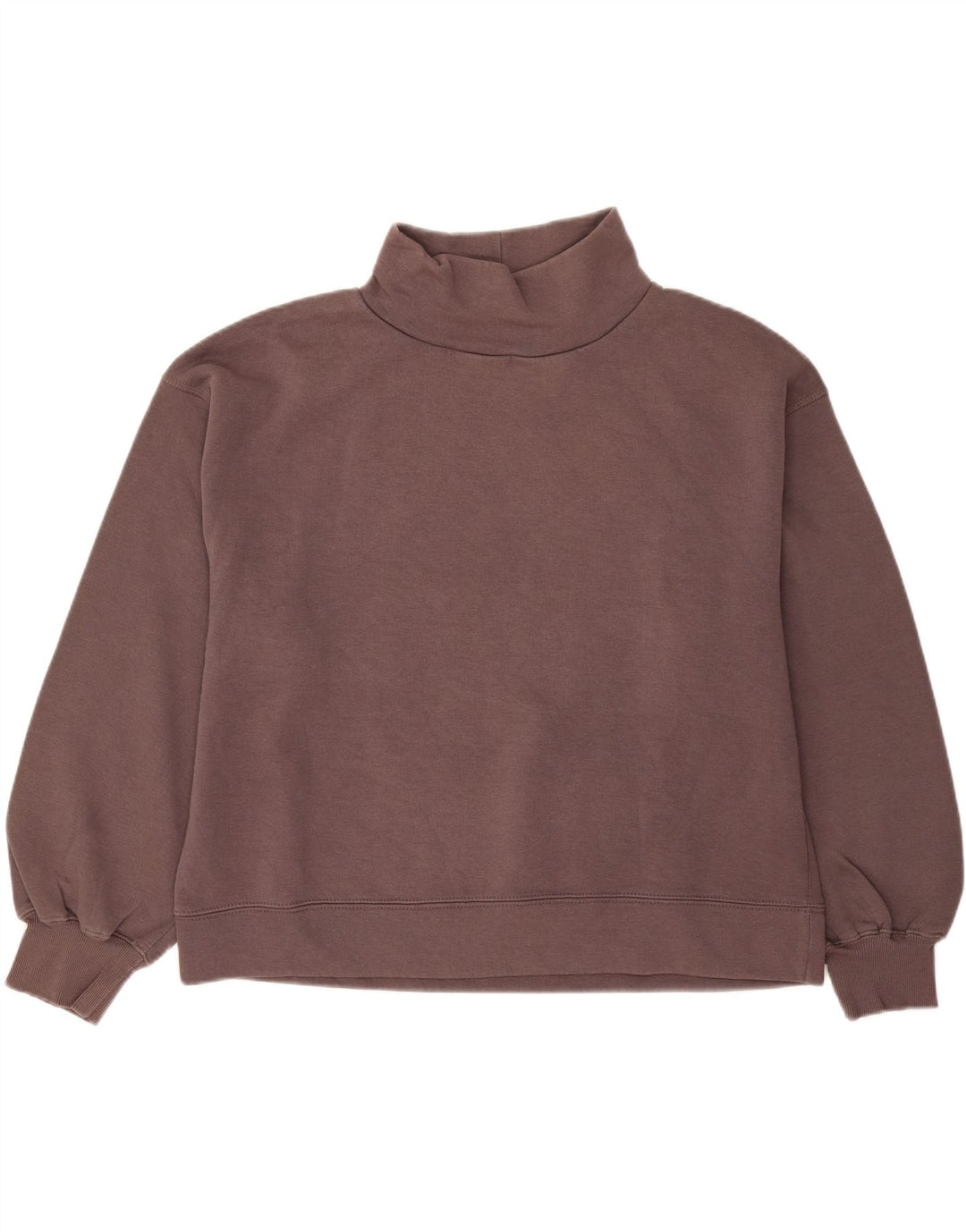 ZARA Womens Oversized Sweatshirt Jumper UK 16 Large Purple Cotton Vintage Zara and Second-Hand Zara from Messina Hembry 