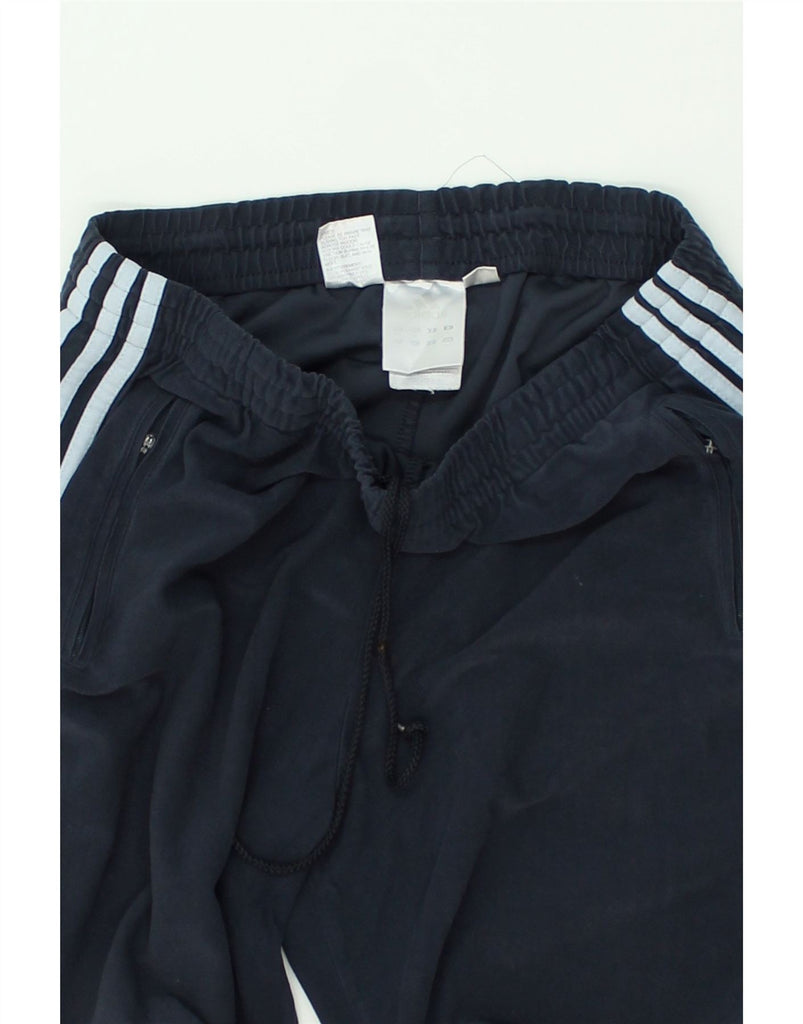 ADIDAS Mens Tracksuit Trousers Joggers Medium Navy Blue Polyester | Vintage Adidas | Thrift | Second-Hand Adidas | Used Clothing | Messina Hembry 