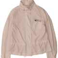 Armani Jeans Womens Windbreaker Jacket UK 8 Small White Polyester