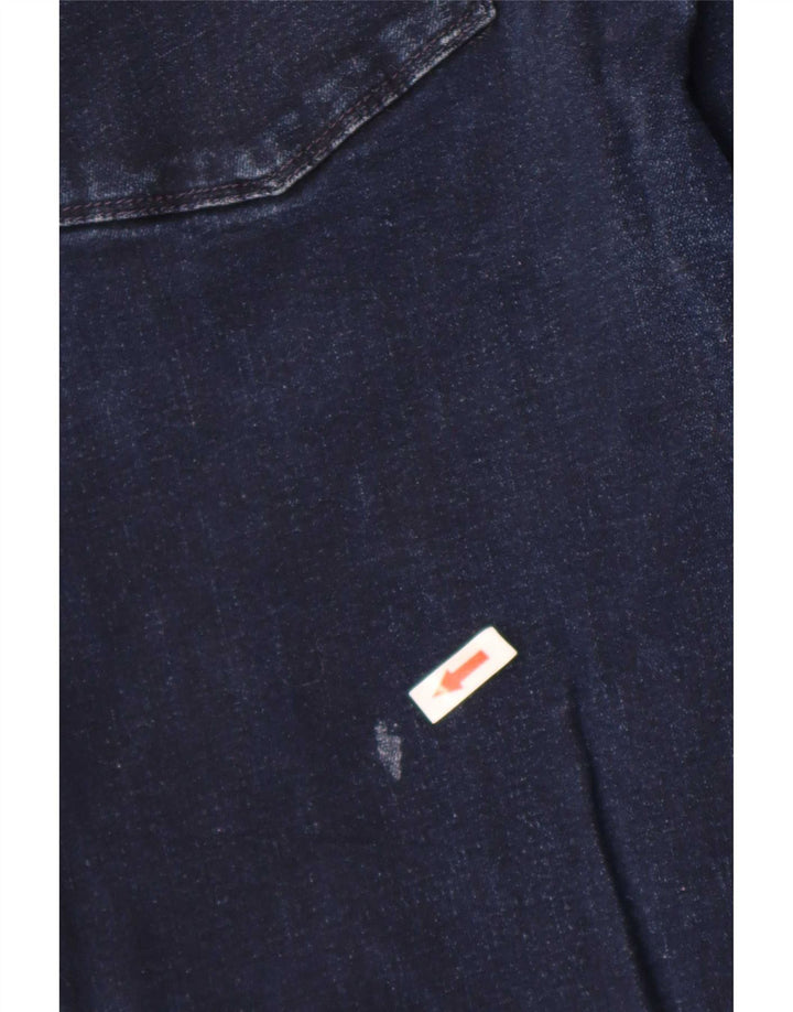 Reiss Mens Slim Jeans W34 L30 Navy Blue Cotton
