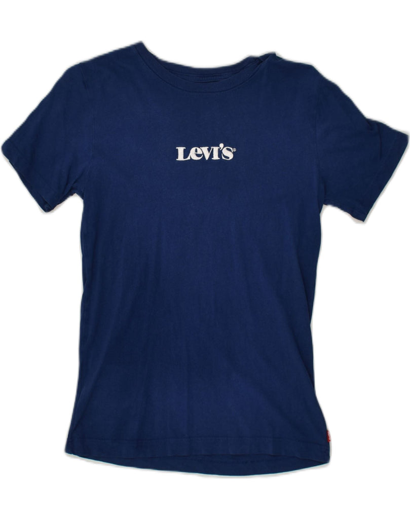 LEVI'S Girls Graphic T-Shirt Top 13-14 Years Navy Blue | Vintage Levi's | Thrift | Second-Hand Levi's | Used Clothing | Messina Hembry 