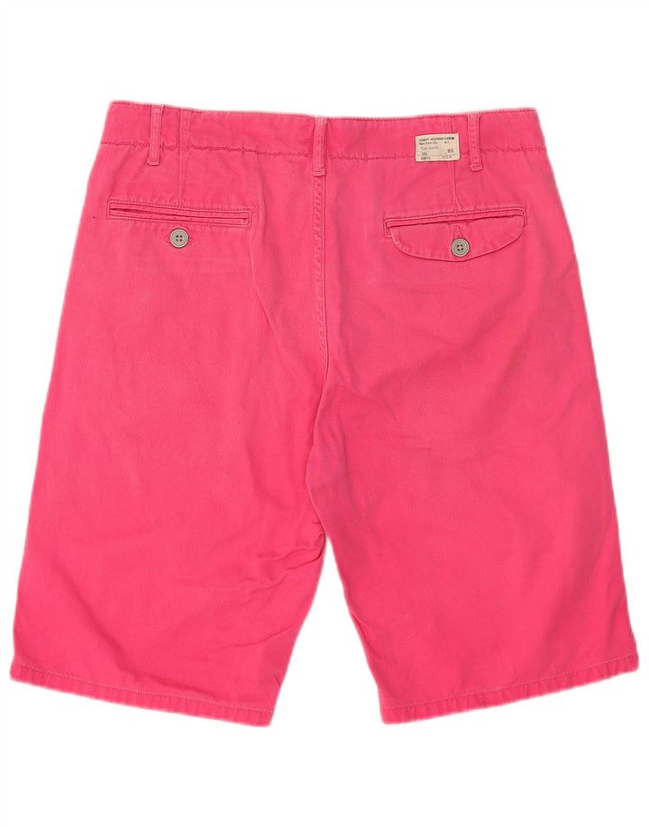 Tommy Hilfiger Mens Chino Shorts W30 Medium Pink Cotton