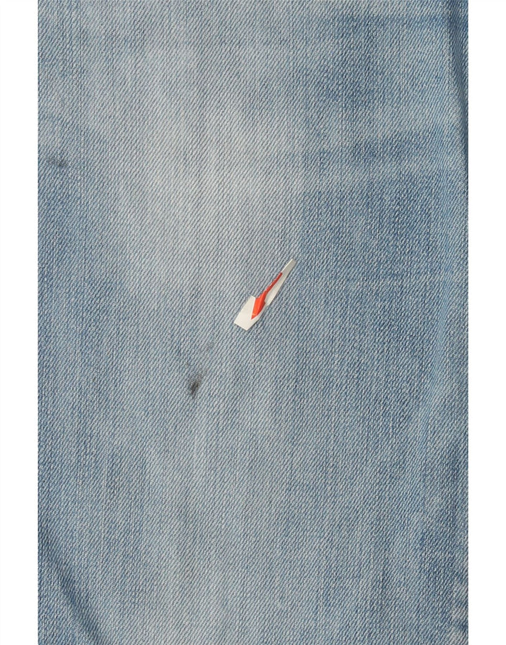 Levi's Womens 570 Straight Jeans W28 L30 Blue Cotton