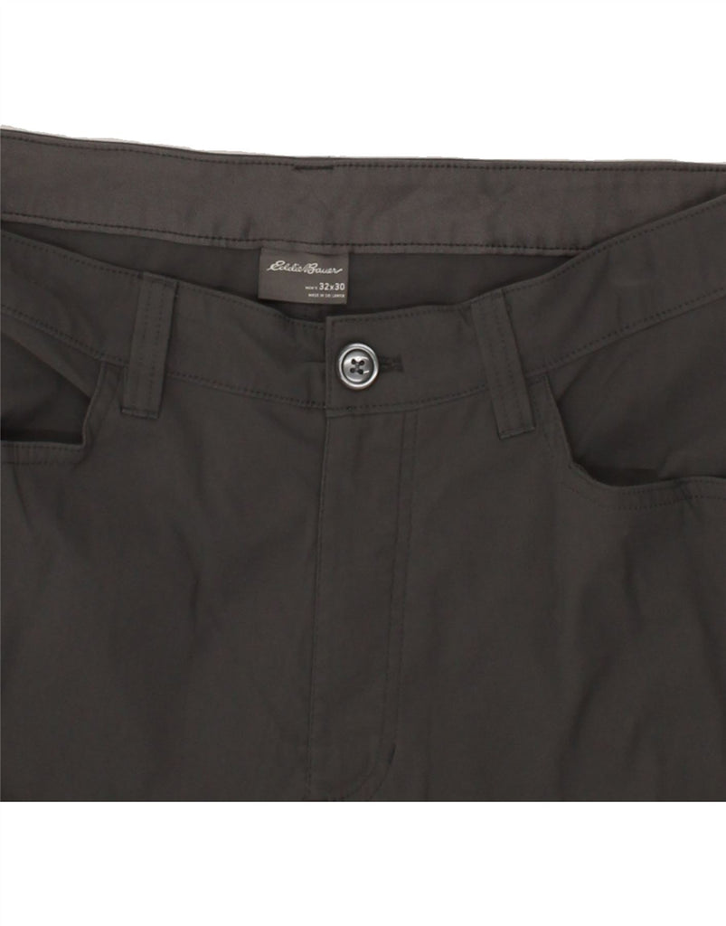 EDDIE BAUER Mens Slim Cargo Trousers W32 L30 Black Nylon Vintage Eddie Bauer and Second-Hand Eddie Bauer from Messina Hembry 