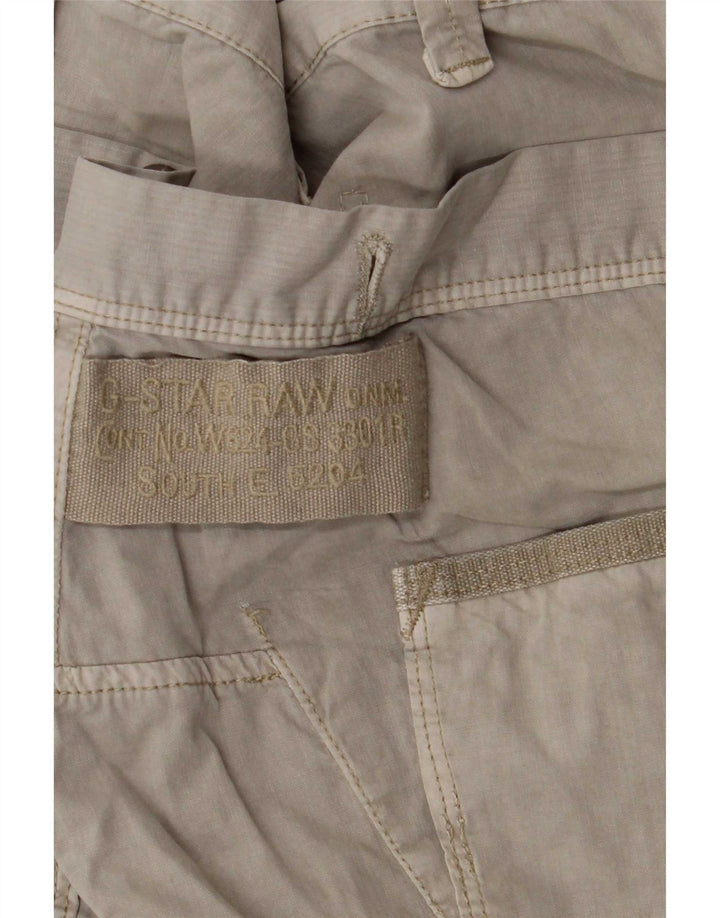 G-Star Mens Straight Cargo Trousers W32 L30 Grey