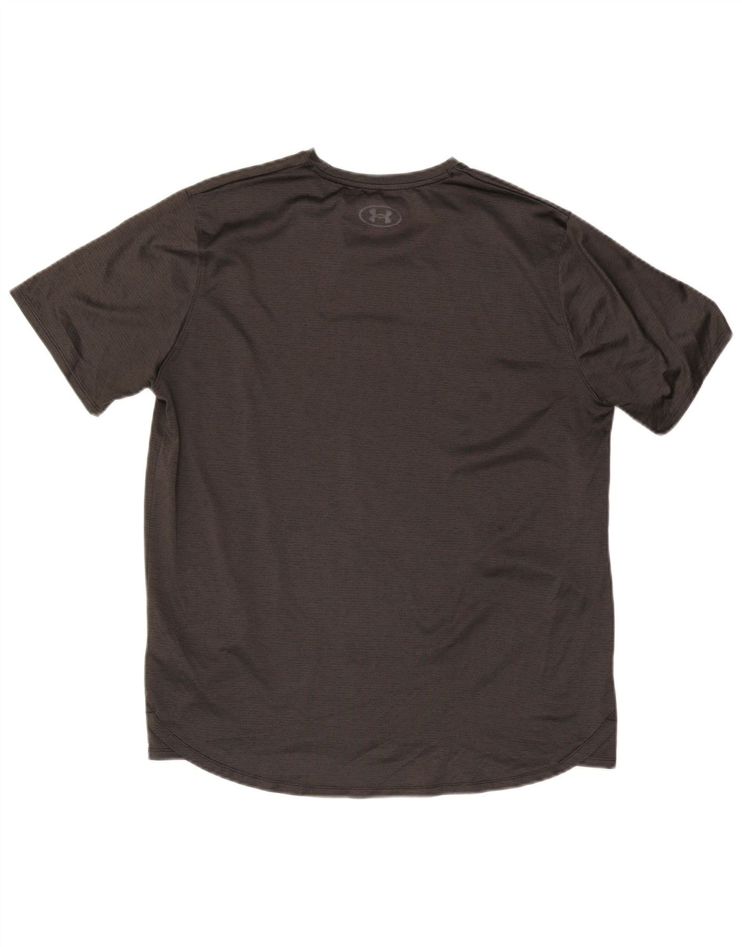 UNDER ARMOUR Mens T-Shirt Top Large Grey Polyester