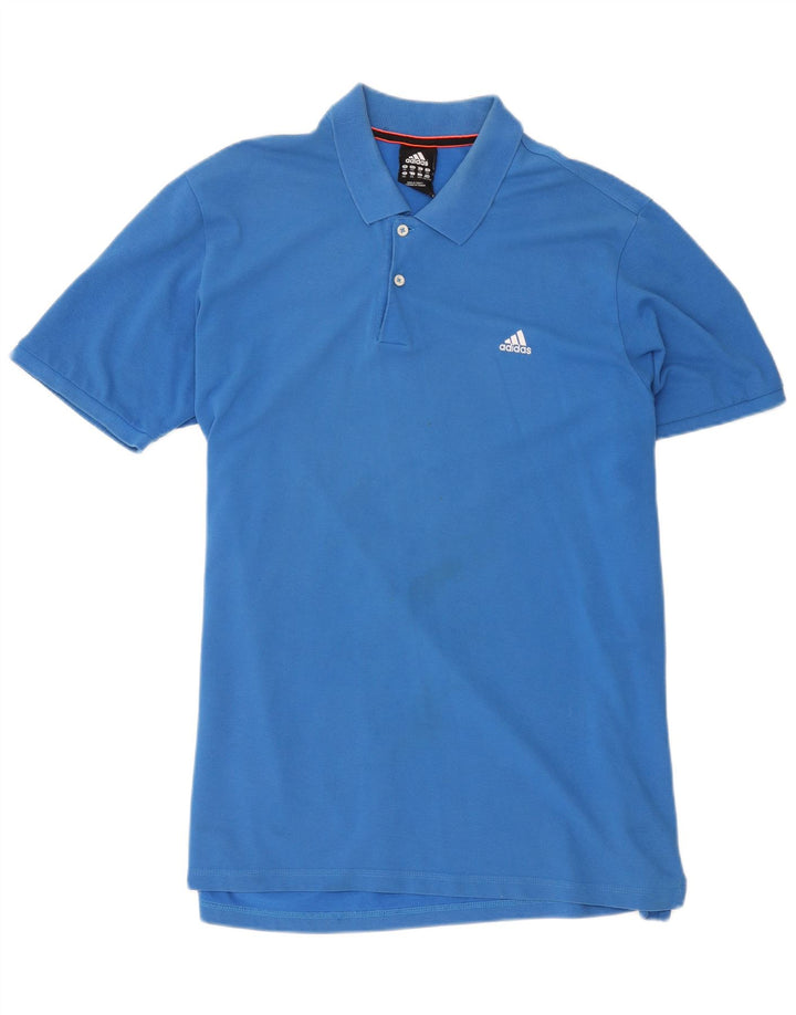 Adidas Mens Climalite Polo Shirt 2XL Blue Cotton