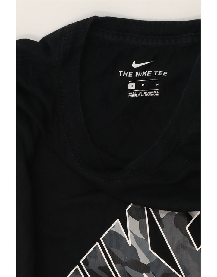 Nike Mens Graphic T-Shirt Top Medium Black