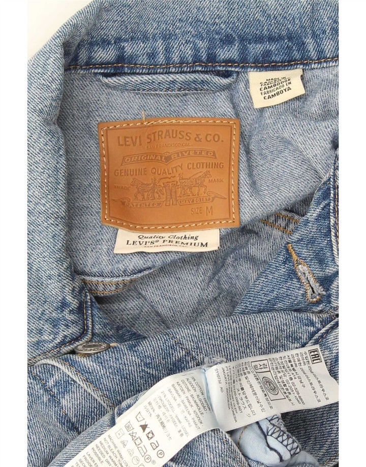 Levi's Mens Denim Jacket UK 38 Medium Blue Cotton