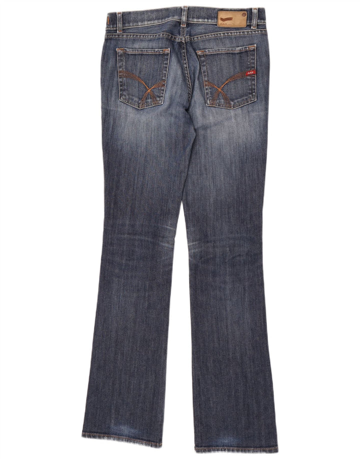 Gas Womens Bootcut Jeans W29 L34 Blue Cotton