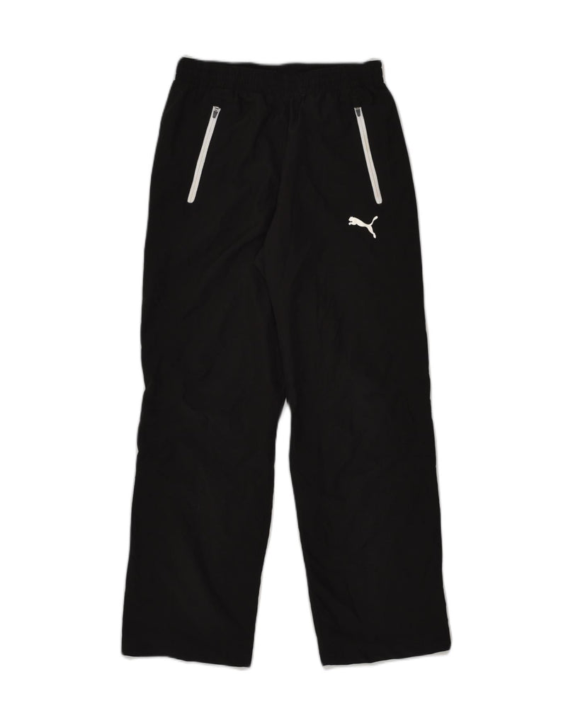 PUMA Boys Tracksuit Trousers 11-12 Years Black Polyester | Vintage Puma | Thrift | Second-Hand Puma | Used Clothing | Messina Hembry 