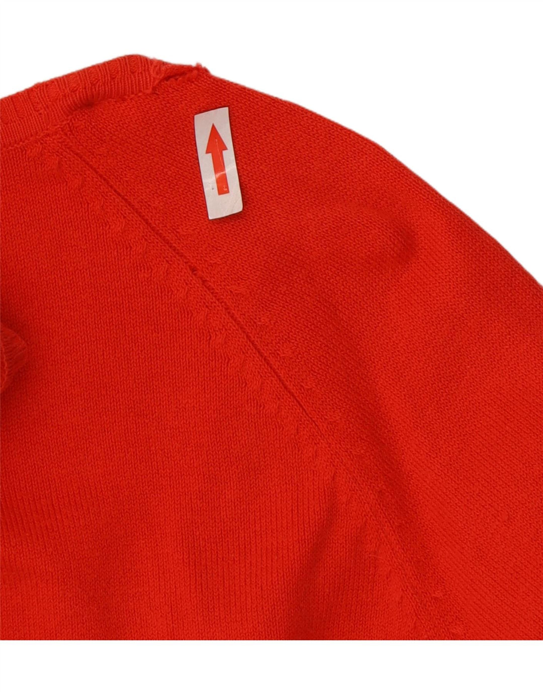 Zara Womens Cardigan Sweater UK 12 Medium Red Cotton