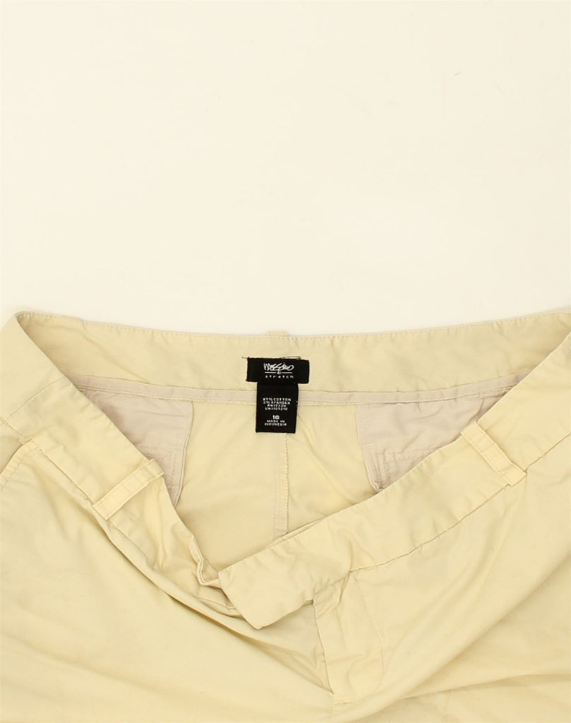 MOSSIMO Womens Casual Shorts US 16 2XL W36 Beige Cotton | Vintage Mossimo | Thrift | Second-Hand Mossimo | Used Clothing | Messina Hembry 