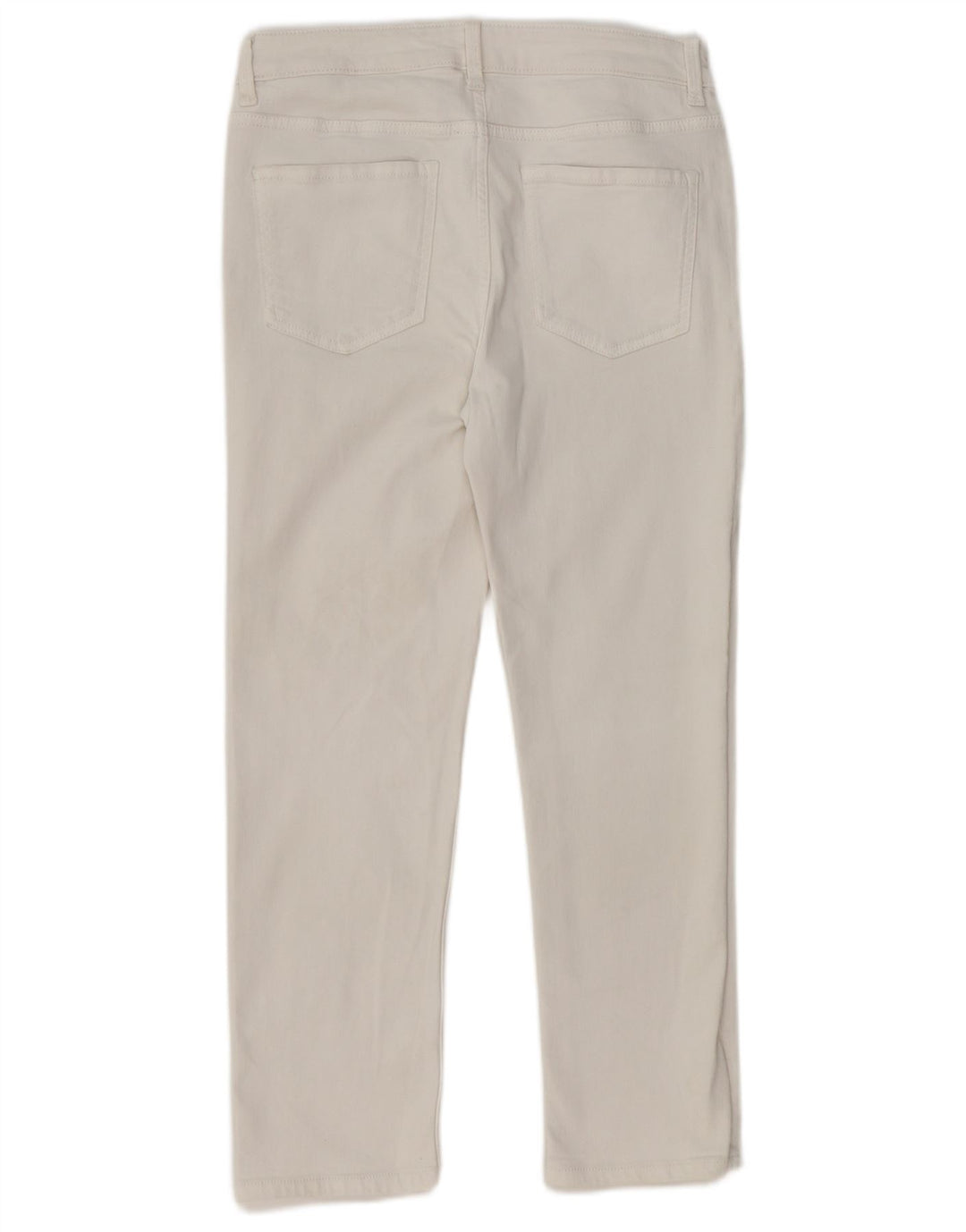 Marks & Spencer Womens The Sienna Straight Jeans UK 12 Medium W30 L26 White