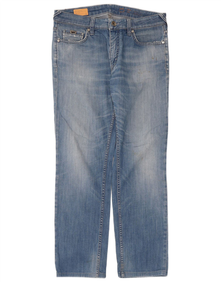 Gas Womens Straight Jeans W34 L29 Blue