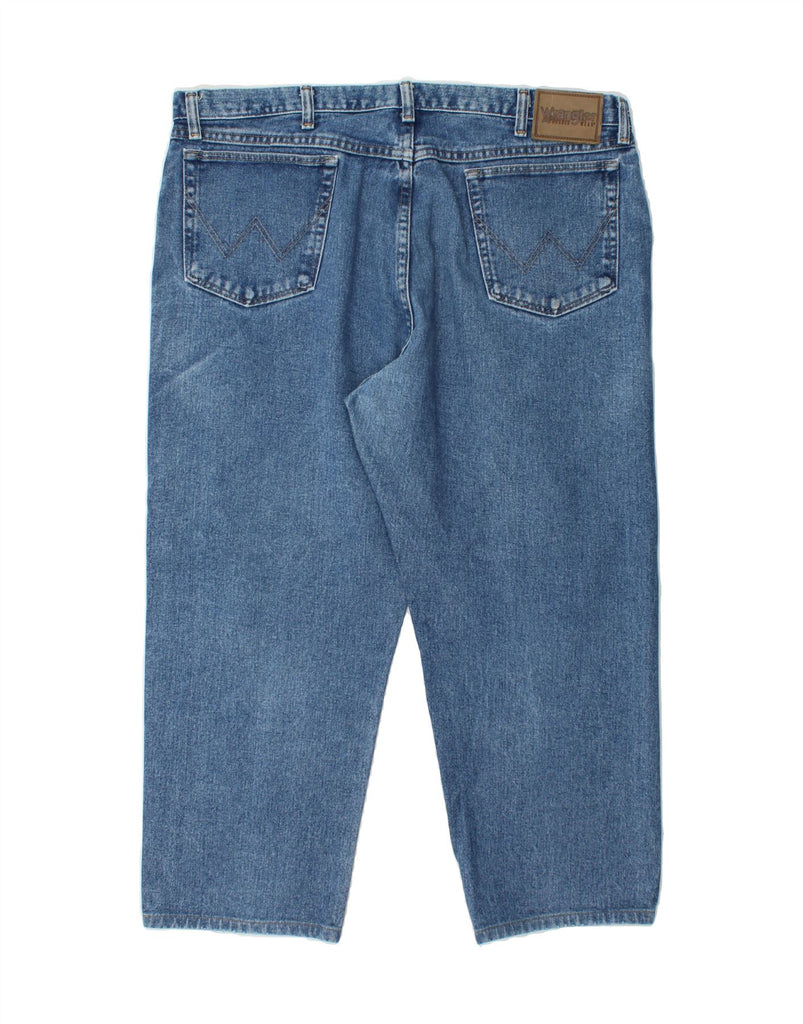 WRANGLER Mens Loose Fit Cropped Jeans  W40 L24 Blue Cotton Vintage Wrangler and Second-Hand Wrangler from Messina Hembry 