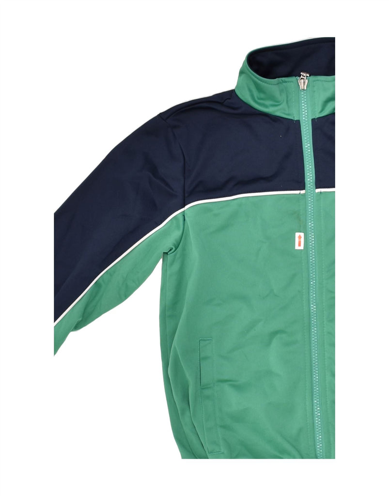 LOTTO Boys Tracksuit Top Jacket 9-10 Years Small Green Colourblock | Vintage Lotto | Thrift | Second-Hand Lotto | Used Clothing | Messina Hembry 