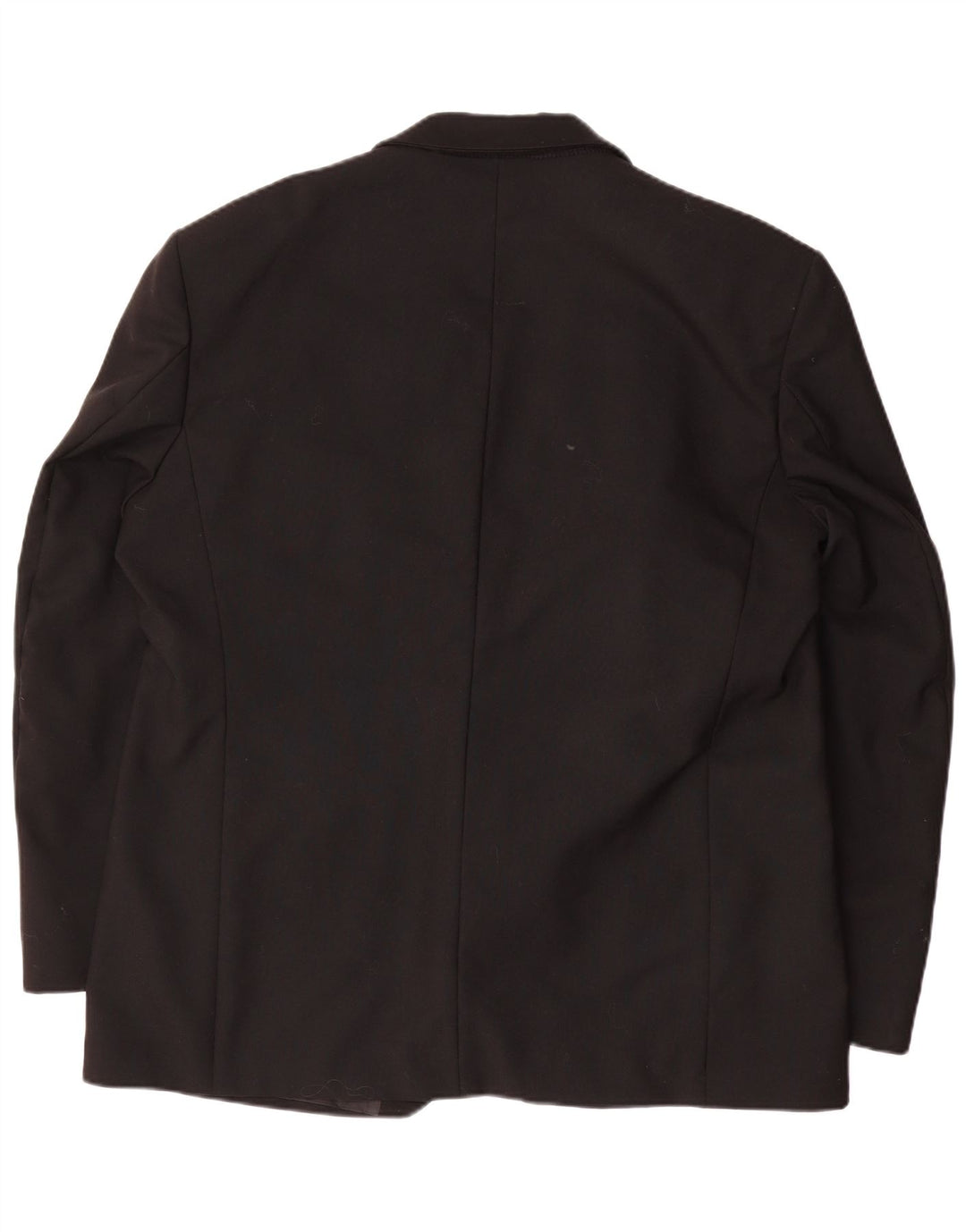 Wilvorst Mens 1 Button Blazer Jacket UK 42 XL Black Wool