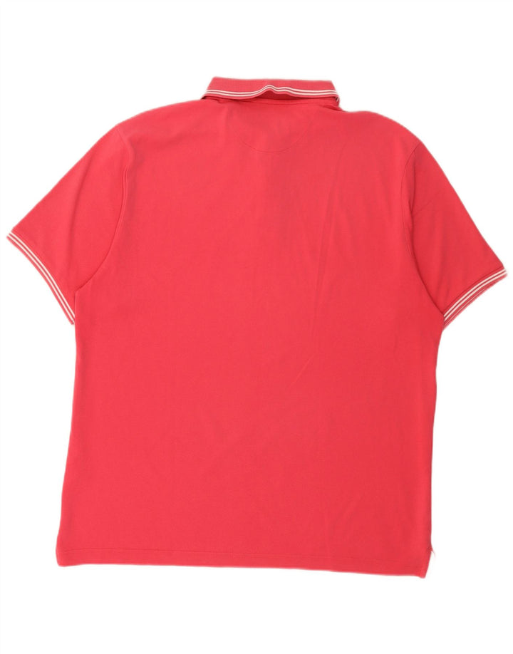 Champion Mens Polo Shirt XL Pink Cotton