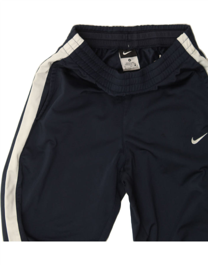 NIKE Boys Tracksuit Trousers 10-11 Years Medium  Navy Blue Polyester Vintage Nike and Second-Hand Nike from Messina Hembry 