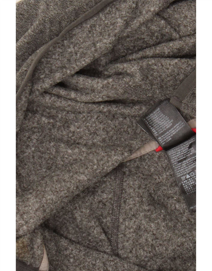 The North Face Womens Hooded Tracksuit Top Jacket UK 10 Small Grey
