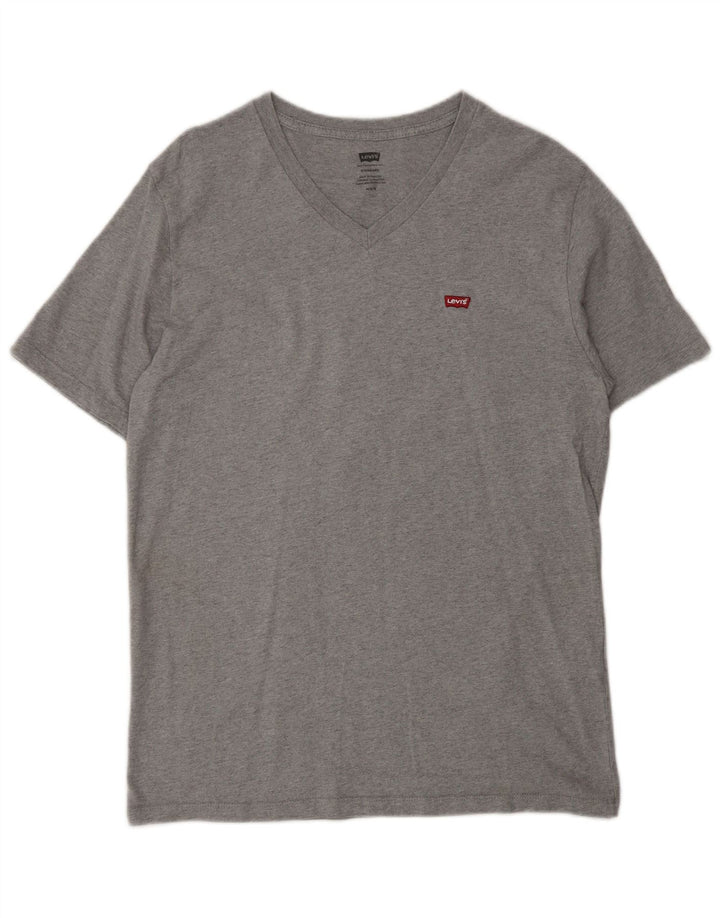 LEVI'S Mens Standard T-Shirt Top Medium Grey Cotton