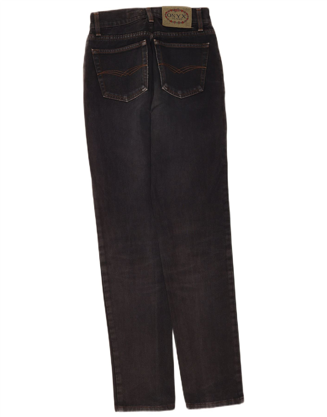 Onyx Womens Tapered Jeans W28 L31 Black Cotton