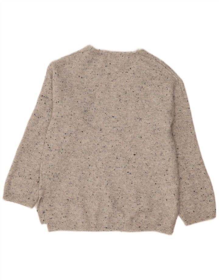 Womens Oversized V-Neck Jumper Sweater UK 10 Small