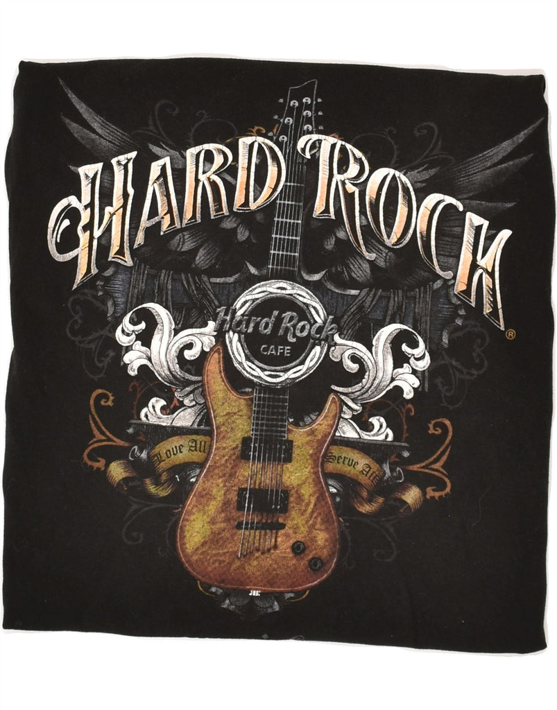 HARD ROCK CAFE Mens Munich Graphic T-Shirt Top Large Black Cotton | Vintage Hard Rock Cafe | Thrift | Second-Hand Hard Rock Cafe | Used Clothing | Messina Hembry 