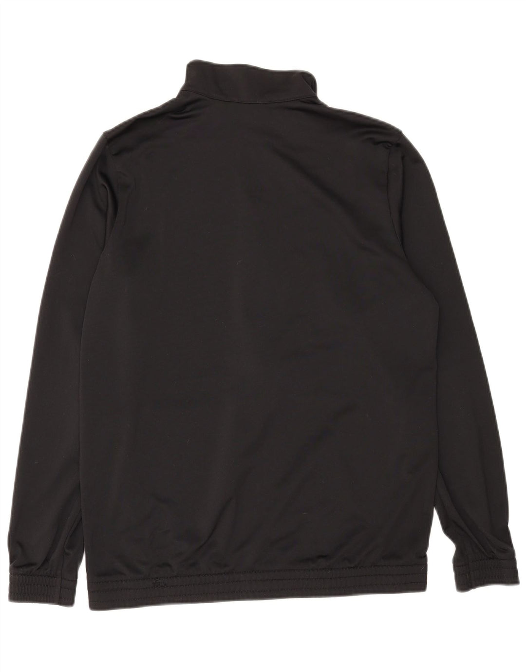 Adidas Girls Graphic Tracksuit Top Jacket 15-16 Years Black Polyester