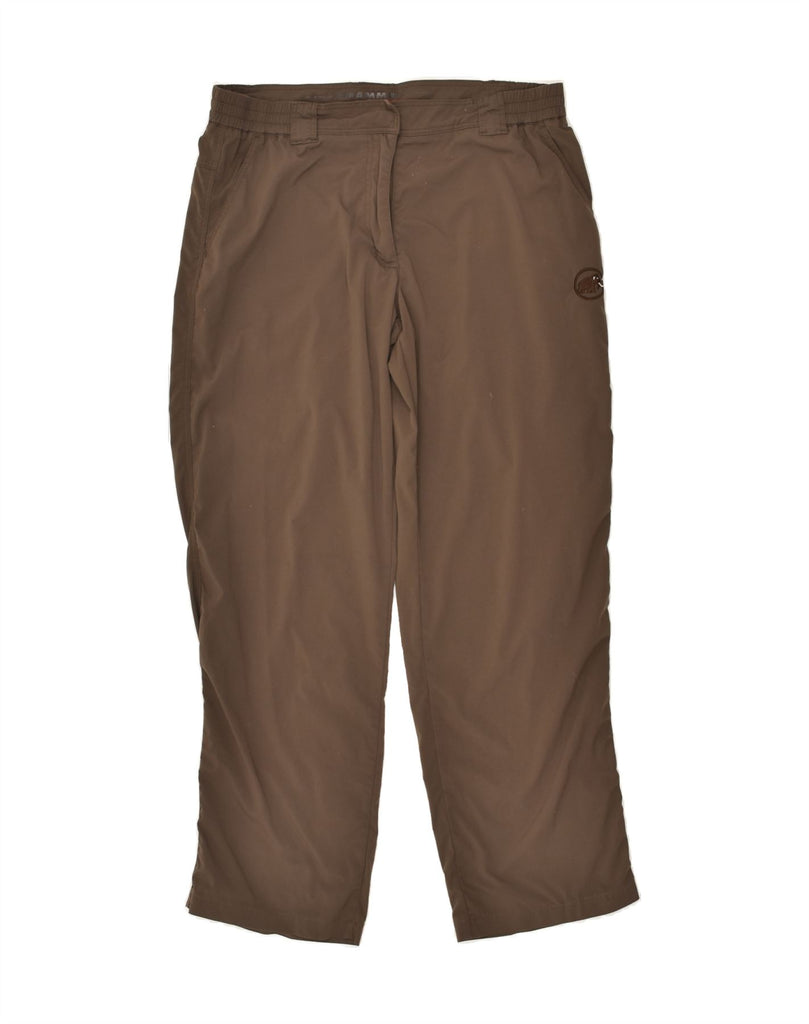 MAMMUT Womens Straight Chino Trousers EU 40 Medium W34 L29 Brown Nylon | Vintage Mammut | Thrift | Second-Hand Mammut | Used Clothing | Messina Hembry 