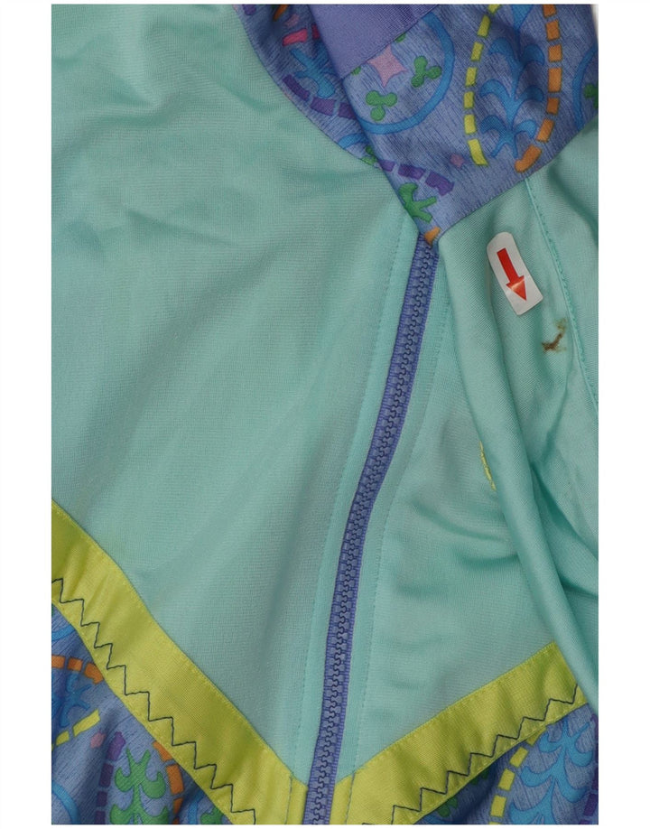 Lotto Mens Loose Fit Tracksuit Top Jacket Small Purple Colourblock