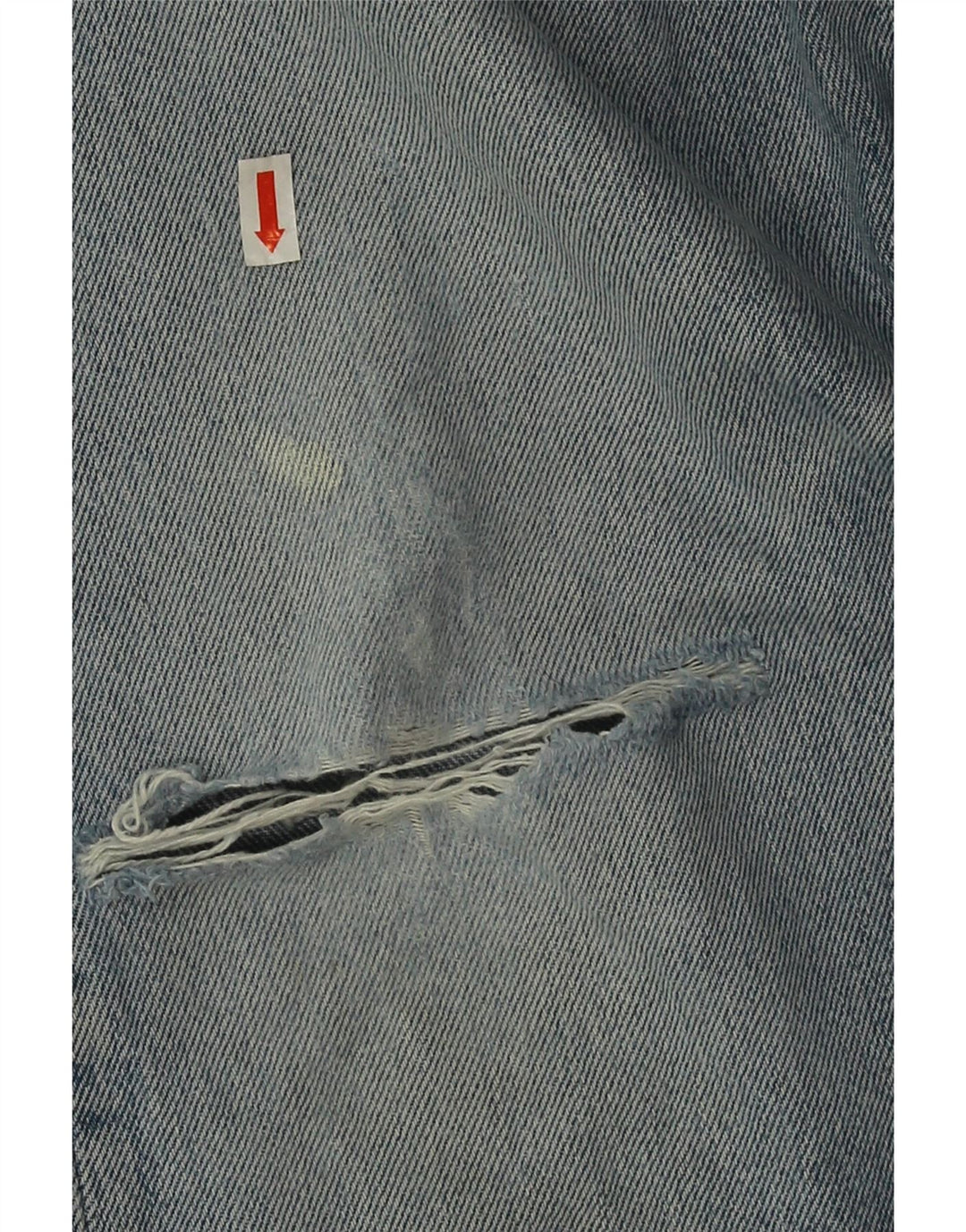 Levi's Mens 501 Distressed Straight Jeans W32 L27 Blue Cotton