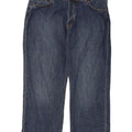 WAMPUM Mens Straight Jeans W36 L27 Blue Cotton