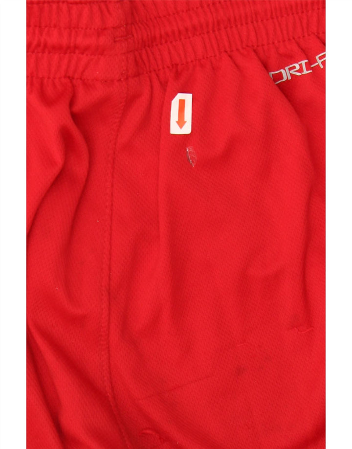 JORDAN Boys Dri Fit Graphic Sport Shorts 13-14 Years XL Red Colourblock