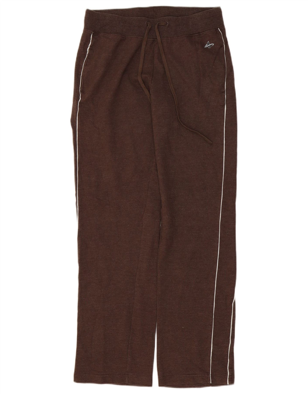 ATHLETECH Womens Tracksuit Trousers UK 10 Small Brown Cotton