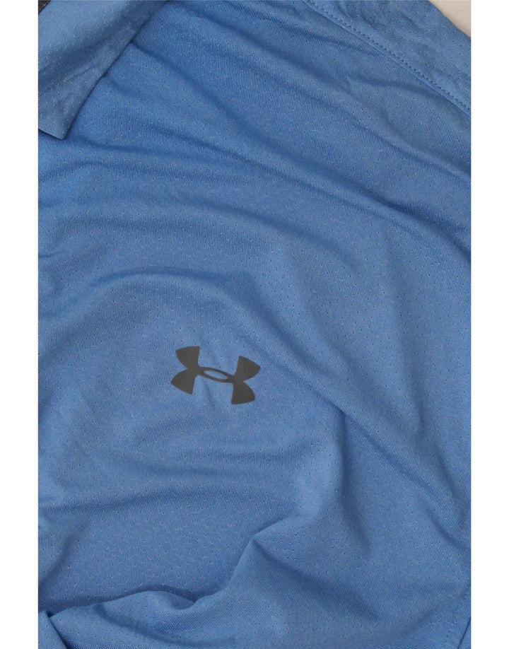 Under Armour Mens Polo Shirt XL Blue